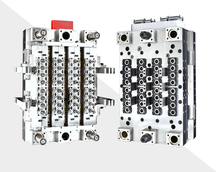 32腔针阀式热流道瓶坯模具
