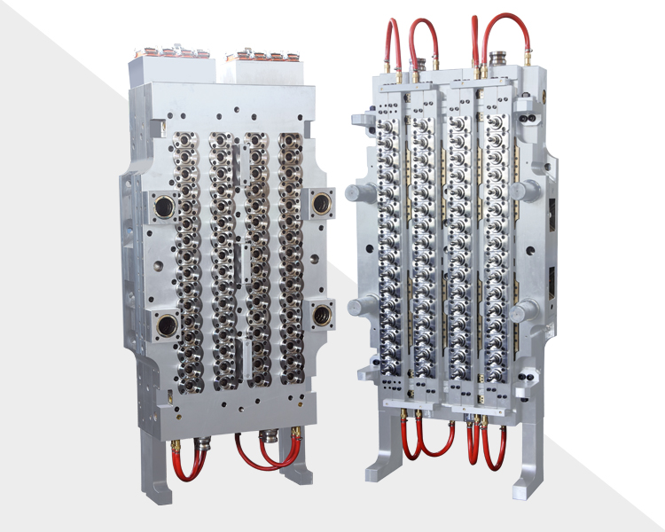 64腔针阀式热流道瓶坯模具